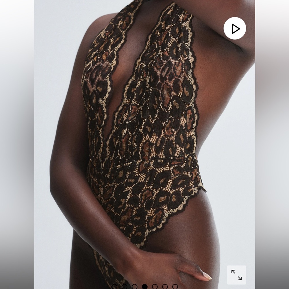 NEW IN PACKAGING Savage x Fenty On the Prowl Lace Teddy - Picture 3 of 8